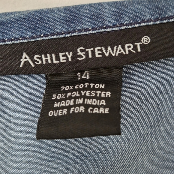 Ashley Stewart Asymmetric Long Sleeve Top - Picture 4 of 7